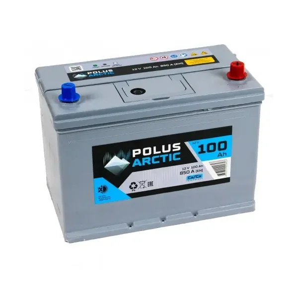 Аккумулятор POLUS Arctic Asia 100D31L 100 Ач 850 А (EN), обратная полярность