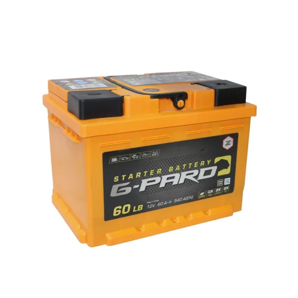 Аккумулятор G-PARD 60 Ач 540 А (EN), обратная полярность, LN2