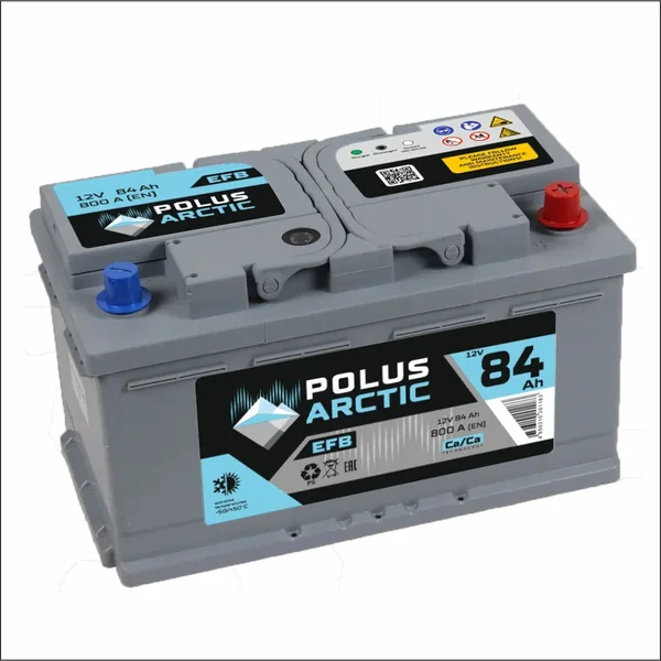 Аккумулятор POLUS 84 Ач 800 А (EN), обратная полярность, LN4
