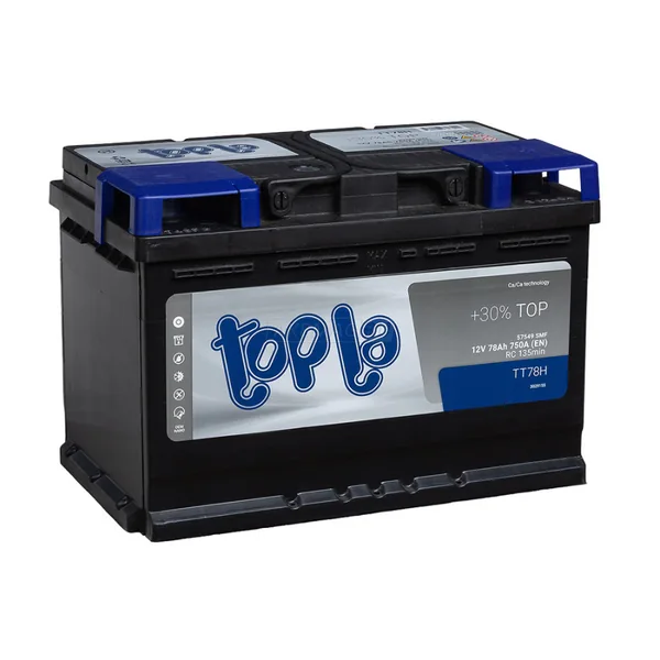 Аккумулятор TOPLA TOP 78 Ач 750 А (EN), обратная полярность, LN3
