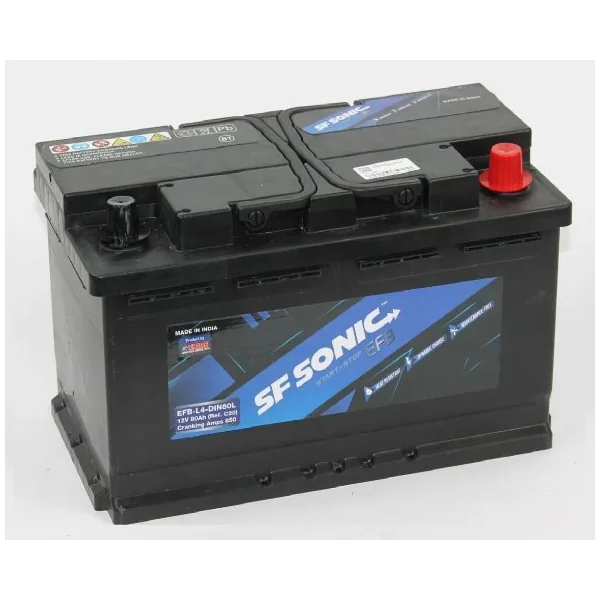 Аккумулятор SF SONIC 80 Ач 850 А (EN), обратная полярность, LN4