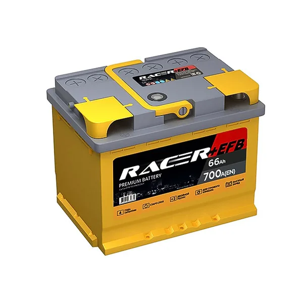 Аккумулятор RACER 66 Ач 710 А (EN), прямая полярность, LN2