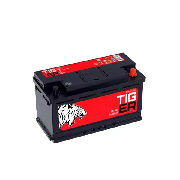 Аккумулятор TIGER Red Energy 90 Ач 710 А (EN), прямая полярность, LN5