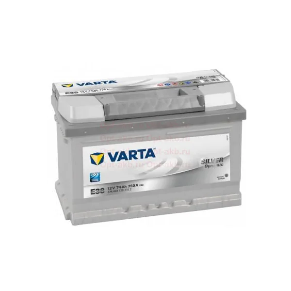 Аккумулятор VARTA 74 Ач 750 А (EN), обратная полярность, LN3