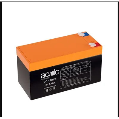 Аккумулятор AC/DC security 1.2 Ач, 97x44x57