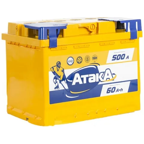 Аккумулятор ATAKA 60 Ач 500 А (EN), обратная полярность, LN2