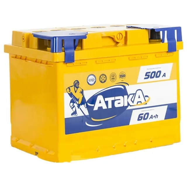 Аккумулятор ATAKA 60 Ач 500 А (EN), обратная полярность, LN2