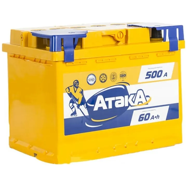 Аккумулятор ATAKA 60 Ач 500 А (EN), обратная полярность, LN2