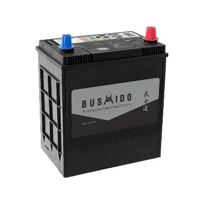 Аккумулятор BUSHIDO 44 Ач 390 А (JIS), обратная полярность, B19