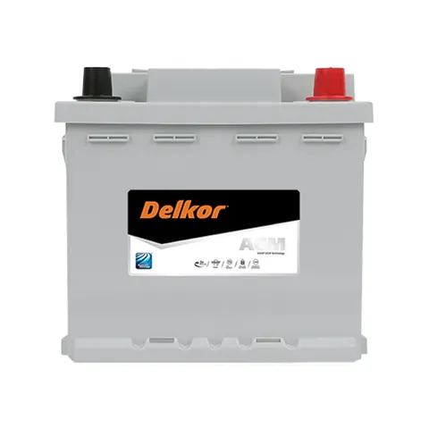 Аккумулятор DELKOR AGM 50 Ач 520 А (EN), обратная полярность, LN1