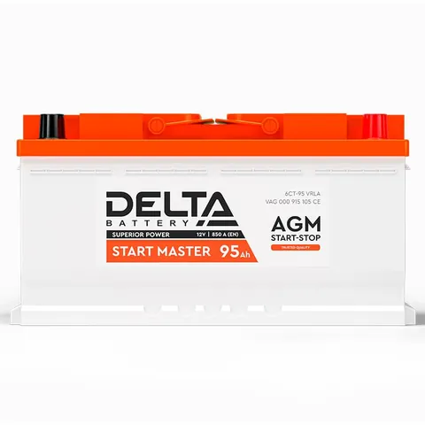 Аккумулятор DELTA Start Master 95 Ач 850 А (EN), обратная полярность, LN5
