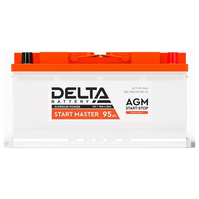 Аккумулятор DELTA Start Master 95 Ач 850 А (EN), обратная полярность, LN5