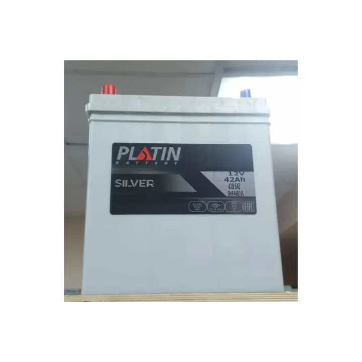 Аккумулятор PLATIN Silver ASIA SMF44B19R 42 Ач 370 А (EN), прямая полярность