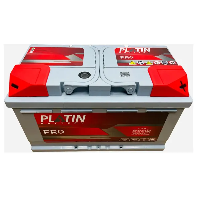 Аккумулятор PLATIN Pro 80 Ач 800 А (EN), обратная полярность, LN3
