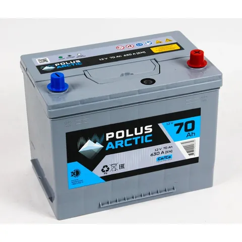 Аккумулятор POLUS Arctic 70 Ач 630 А (EN), обратная полярность, D26