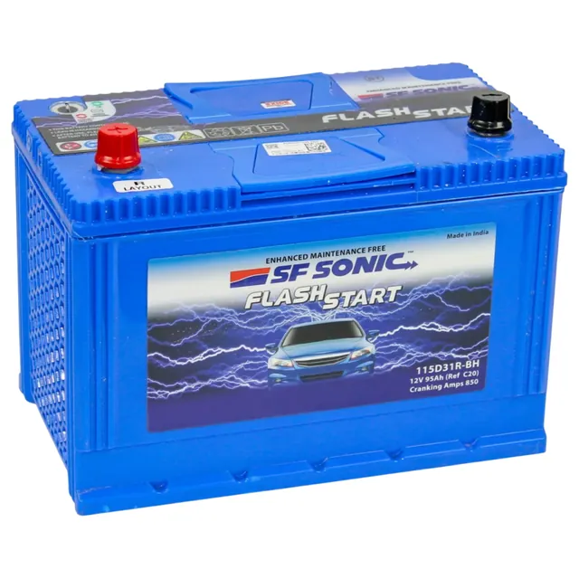 Аккумулятор SF SONIC 100 Ач 820 А (JIS), прямая полярность, D31