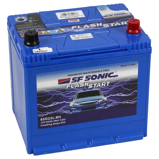Аккумулятор SF SONIC 65 Ач 650 А (EN), обратная полярность, D23