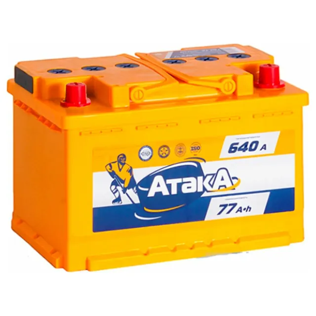 Аккумулятор TUNGSTONE ATAKA 6СТ-77 77 Ач 640 А (EN), обратная полярность, LN3
