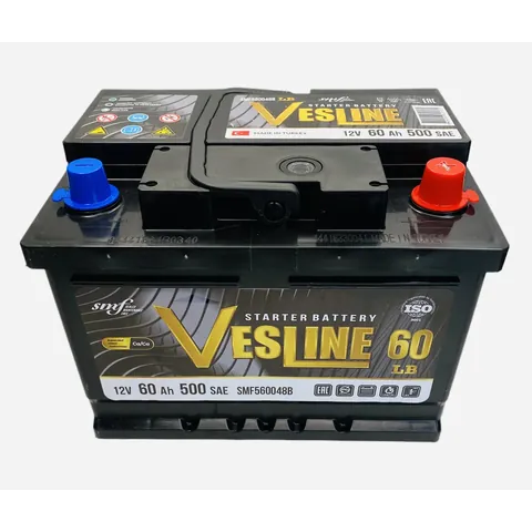 Аккумулятор VESLINE 60 Ач 520 А (EN), обратная полярность, LN2
