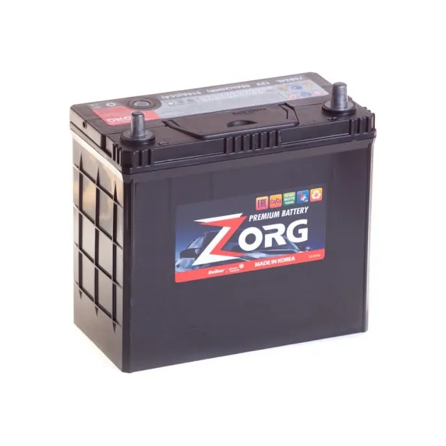 Аккумулятор ZORG ASIA 50 Ач 450 А (EN), прямая полярность, B24